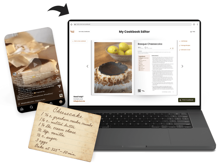 Importing recipes with AI